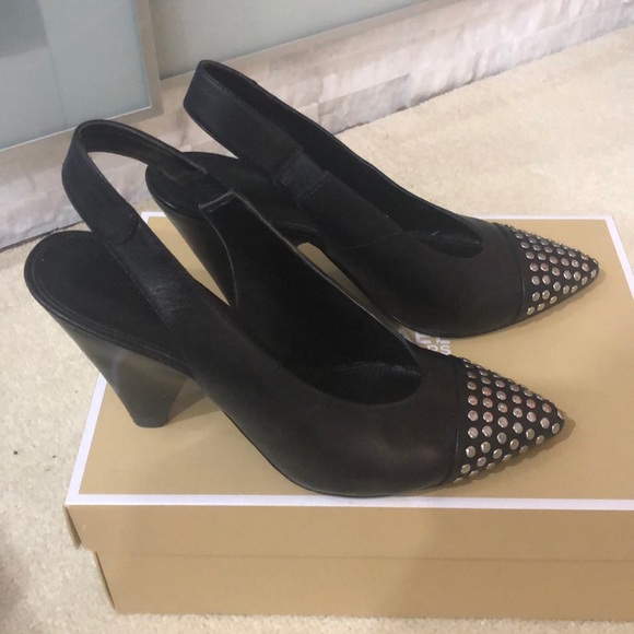 Michael Kors studded sling back heels - Picture 6 of 10